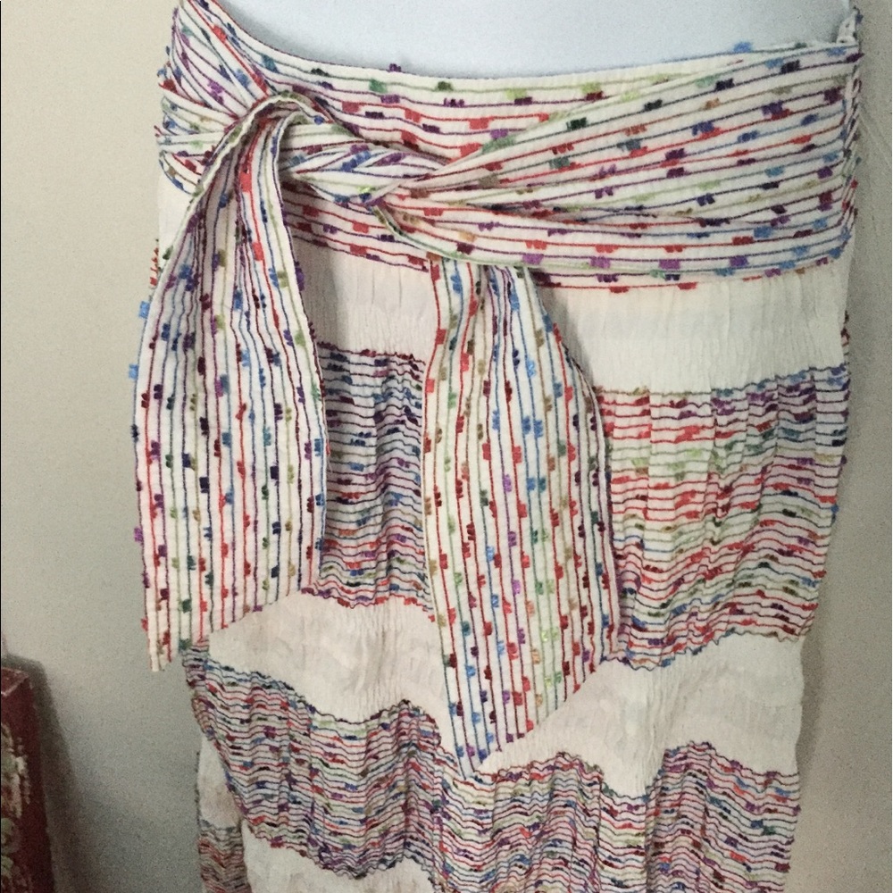 SOLD Zara Woman Color Block Maxi Skirt Never Worn Small